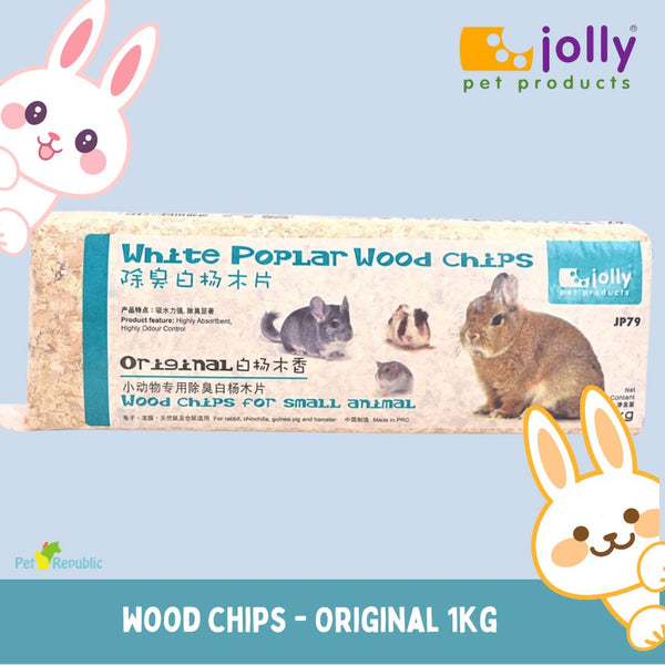 JOLLY JP79 Serbuk Kayu White Poplar Wood Chips Original 1kg no type Tidak ada merek 
