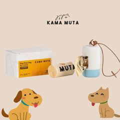KAMAMUTA Tempat Poop Bag Dispenser White Island Blue Dog Sanitation Tidak ada merek 