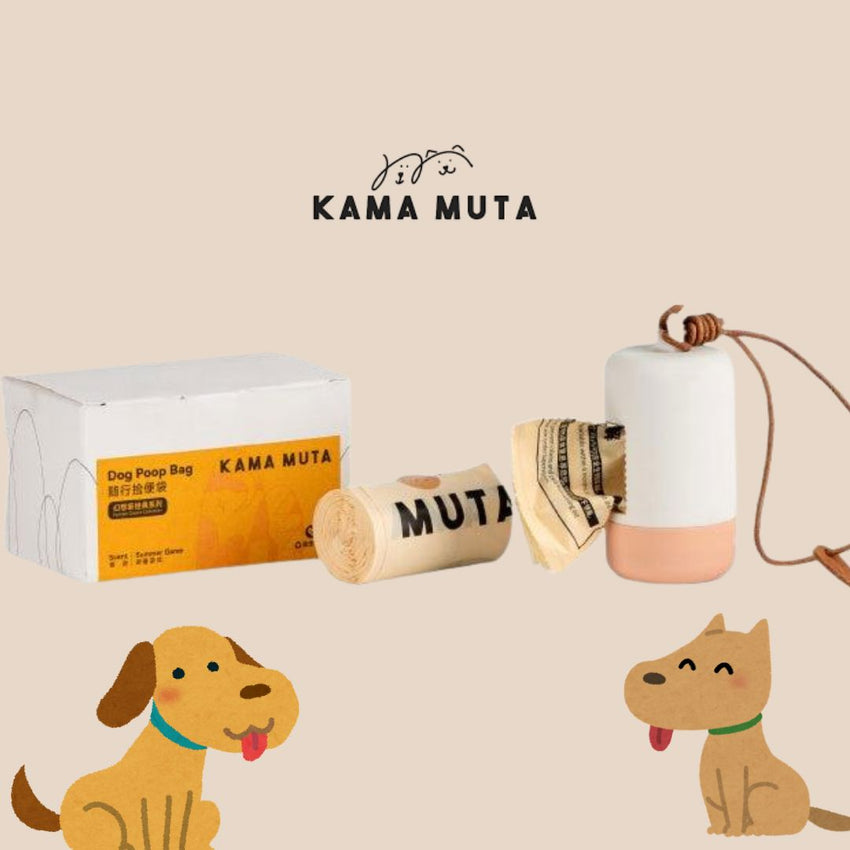 KAMAMUTA Tempat Poop Bag Dispenser White Ulan Pink Dog Sanitation Tidak ada merek 