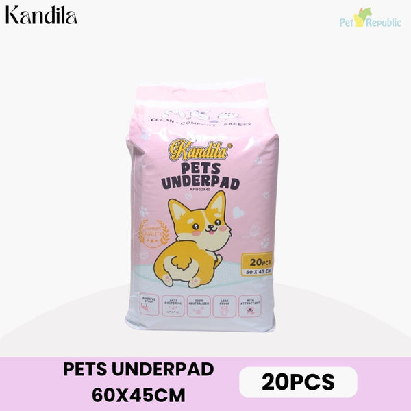 KANDILA Alas Kandang Underpad 45x60cm 20pcs Dog Sanitation Kandila 