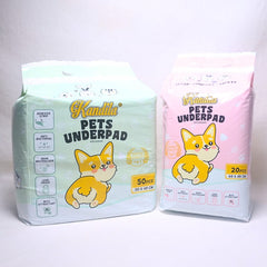 KANDILA Alas Kandang Underpad 45x60cm 20pcs no type Pet Republic Indonesia 