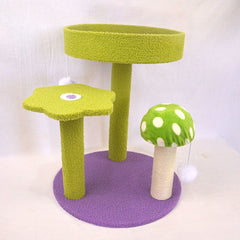 KANDILA CAT TREE Rumah Kucing Pet CT 0030 Purple And Green 43 x 43 x 50cm no type Tidak ada merek 