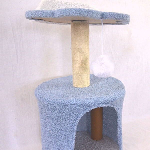 KANDILA CAT TREE Rumah Kucing Pet CT 0042 Blue 29x29x58cm no type Tidak ada merek 