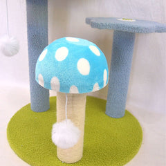 KANDILA CAT TREE Rumah Kucing Pet CT0030 Blue And Green 43x43x50cm no type Tidak ada merek 