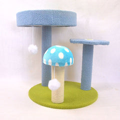 KANDILA CAT TREE Rumah Kucing Pet CT0030 Blue And Green 43x43x50cm no type Tidak ada merek 