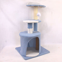 KANDILA CAT TREE Rumah Kucing Pet CT0044 Blue 40 x 40 x 75cm no type Tidak ada merek 