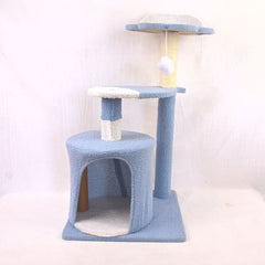 KANDILA CAT TREE Rumah Kucing Pet CT0044 Blue 40 x 40 x 75cm no type Tidak ada merek 