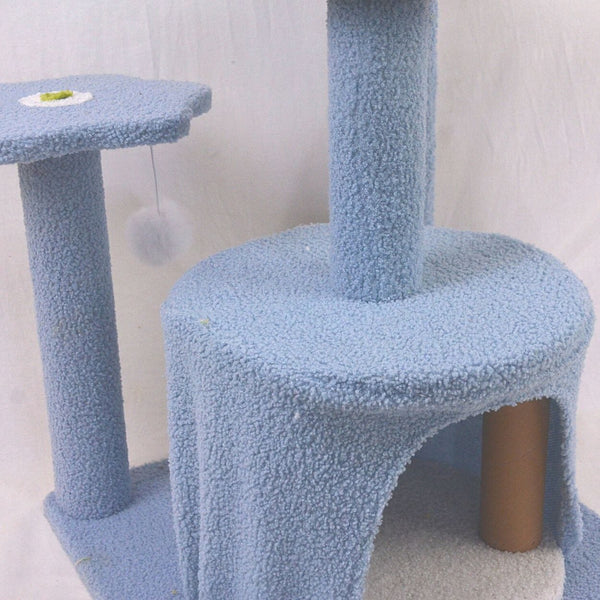 KANDILA CAT TREE Rumah Kucing Pet CT0045 Blue 41 x 41 x 92cm no type Tidak ada merek 