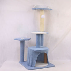 KANDILA CAT TREE Rumah Kucing Pet CT0045 Blue 41 x 41 x 92cm no type Tidak ada merek 