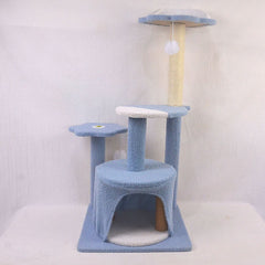 KANDILA CAT TREE Rumah Kucing Pet CT0045 Blue 41 x 41 x 92cm no type Tidak ada merek 