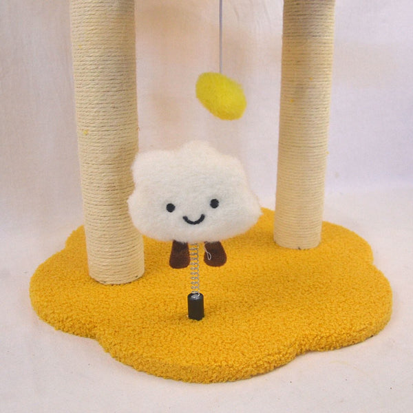 KANDILA CAT TREE Rumah Kucing Pet CT0054 Yellow 40 x 40 x 45cm no type Tidak ada merek 