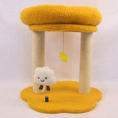 KANDILA CAT TREE Rumah Kucing Pet CT0054 Yellow 40 x 40 x 45cm no type Tidak ada merek 
