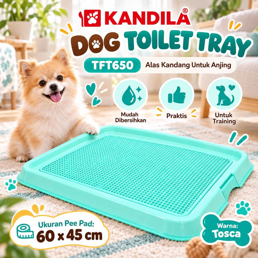 KANDILA Dog Toilet Tray TFT650 Tosca 60x45cm Dog Sanitation NoBrand 