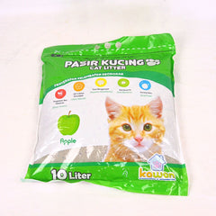 KAWAN BENTONITE Pasir Kucing Cat Litter Apple 7,3kg Cat Sanitation No Brand 