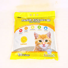 KAWAN BENTONITE Pasir Kucing Cat Litter Lemon 7,3kg Cat Sanitation Tidak ada merek 