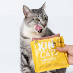 KIN Cats Makanan Kucing Cat food RAW Rabbit and Quail 250gr no type Tidak ada merek 