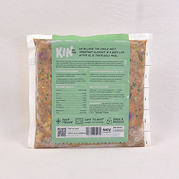 KINDOGFOOD Makanan Anjing Cooked MIXER Beef 500GR no type Tidak ada merek 