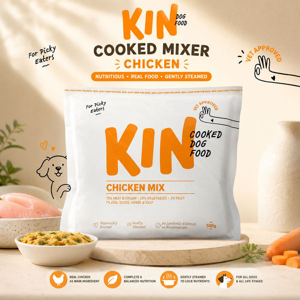 KINDogFood Makanan Anjing Cooked MIXER Chicken 500GR no type Tidak ada merek 