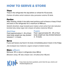 KINDOGFOOD Makanan Anjing Cooked Mixer Duck 500gr no type Tidak ada merek 