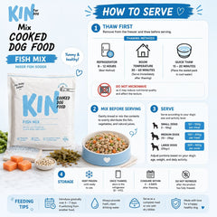 KINDOGFOOD Makanan Anjing MIXER Fish 500GR no type Tidak ada merek 