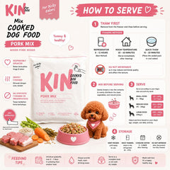 KINDOGFOOD Makanan Anjing MIXER Pork 500gr no type Tidak ada merek 