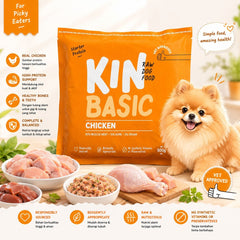 KINDOGFOOD Makanan Anjing RAW Basic Chicken 500gr no type Tidak ada merek 