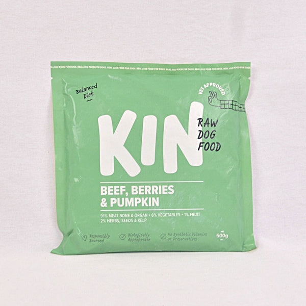 KINDOGFOOD Makanan Anjing RAW Beef Berries and Pumpkin 500gr no type Tidak ada merek 