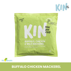 KINDOGFOOD Makanan Anjing RAW Buffalo Chicken and Wild Mackerel 500GR no type Tidak ada merek 