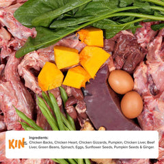 KINDOGFOOD Makanan Anjing RAW Chicken , Pumpkin and Greens 500GR no type Tidak ada merek 