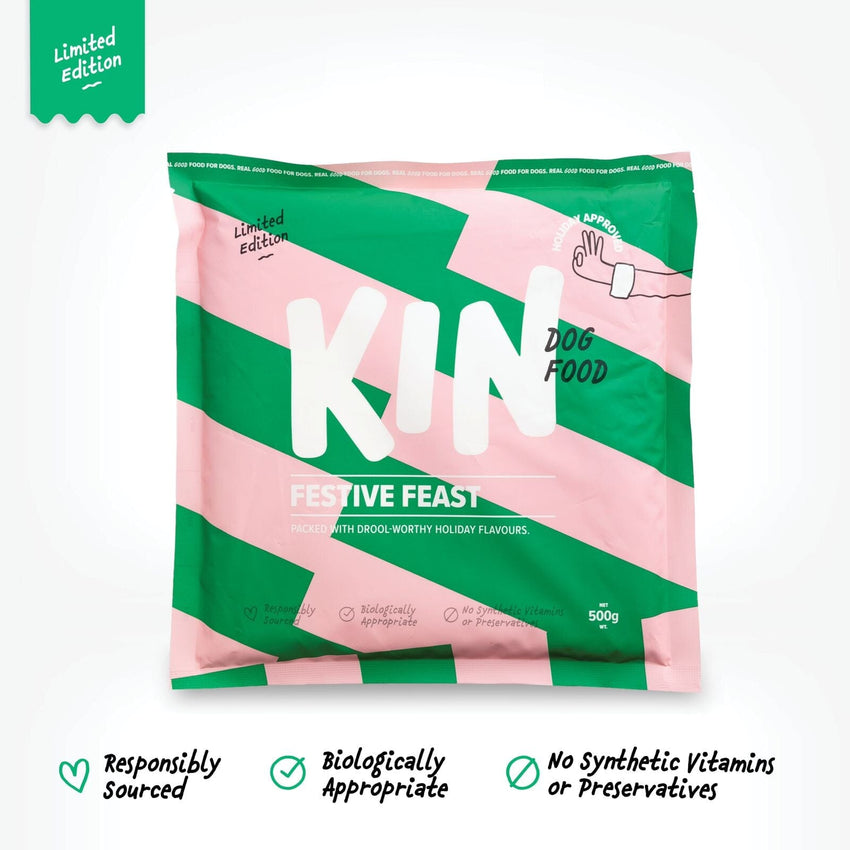 KINDOGFOOD Makanan Anjing RAW Festive Feast 500gr no type Tidak ada merek 