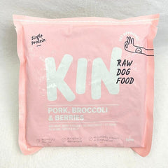 KINDOGFOOD Makanan Anjing RAW Pork , Broccoli and Berries 500GR no type Tidak ada merek 