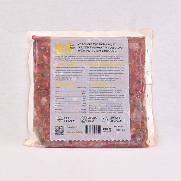 KINDOGFOOD Makanan Anjing RAW Quails, Pumpkin and Eggs 500GR no type Tidak ada merek 