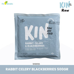 KINDOGFOOD Makanan Anjing RAW Rabbit, Celery and Blackberries 500gr no type Tidak ada merek 