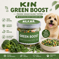 KINDOGFOOD Makanan Anjing Topper Green Boost 300g no type Tidak ada merek 