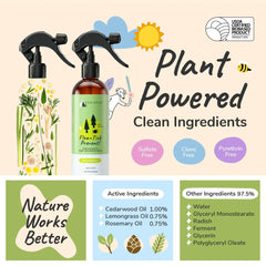 KIN+KIND Obat Kutu Flea And Tick Spray Lemongrass 354ml no type Tidak ada merek 