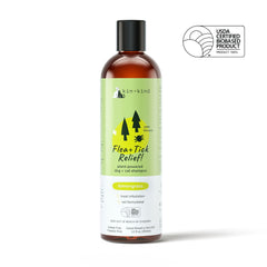 KIN+KIND Shampoo Kutu Anjing Flea and Tick Lemongrass 345ml Grooming Pet Care Kin and Kind 