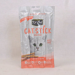 KITCAT Snack Kucing Cat Stick Chicken and Salmon 15gr no type Tidak ada merek 