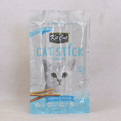 KITCAT Snack Kucing Cat Stick Salmon and Scallop 15gr no type Tidak ada merek 