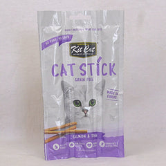 KITCAT Snack Kucing Cat Stick Salmon and Tuna 15gr - Pet Republic Indonesia