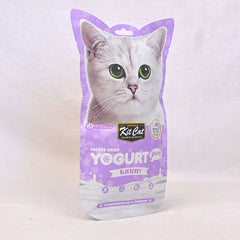 KITCAT Snack Kucing Freeze Dried Yogurt Yums Blueberry 10g no type Tidak ada merek 