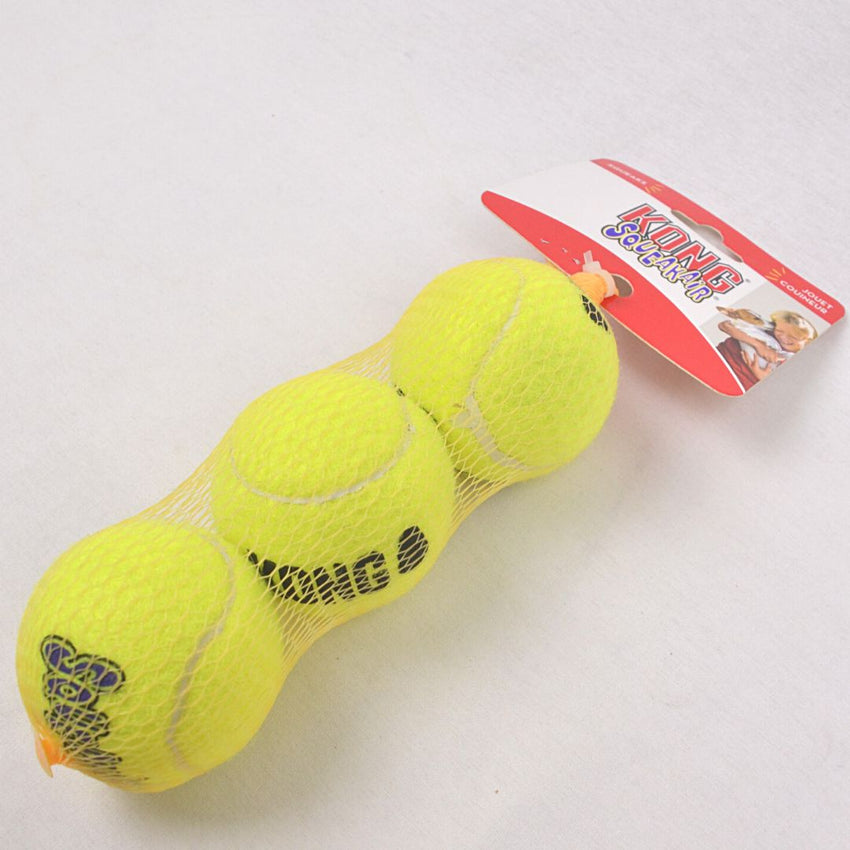 KONG AST2 Mainan Anjing Squeakair Ball Medium 3pcs no type Tidak ada merek 