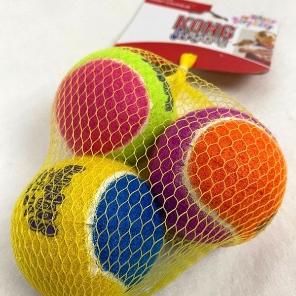 KONG AST2Y Mainan Anjing SqueakAir Birthday Balls 3pcs Medium no type Tidak ada merek 