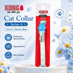 KONG Kalung Kucing Cat Collar Series E10 Tosca Flower Pet Collar and Leash Pet Republic Indonesia 