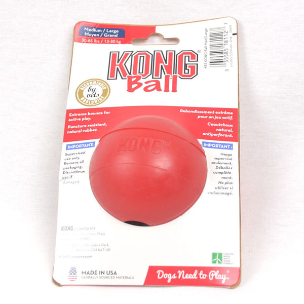 KONG KB1 Mainan Anjing BALL Medium/Large no type Tidak ada merek 