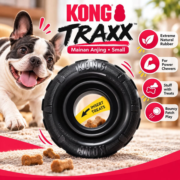 KONG Mainan Anjing KT21 TRAXX Small no type Tidak ada merek 