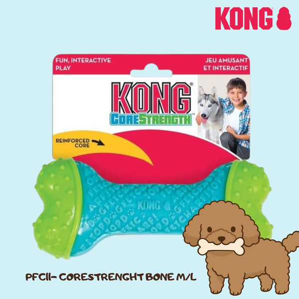 KONG Mainan Anjing PFC11 Corestrength Bone Medium/ Large no type Tidak ada merek 