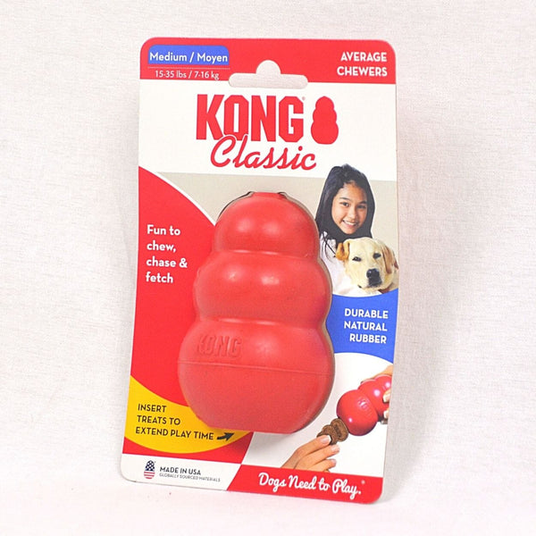 KONG Mainan Anjing T2 Classic Medium no type Tidak ada merek 