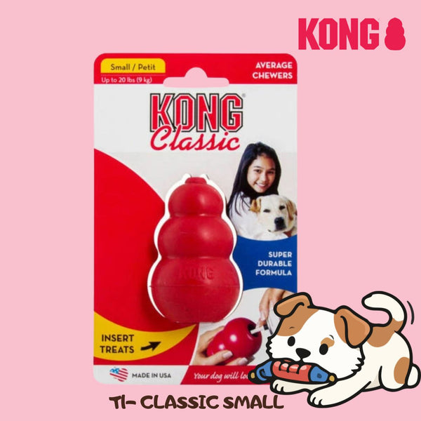 KONG Mainan Anjing T3 Classic Small no type Tidak ada merek 