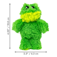 KONG NF5 Makanan Anjing Plush Toys Sitting Frog XS with Squeaker Dog Toy Tidak ada merek 