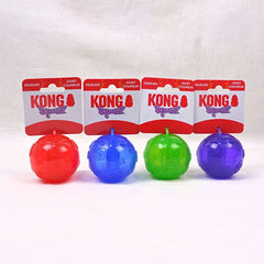 KONG PSB2 Mainan Anjing Squeezz Ball Medium Purple Dog Toy Tidak ada merek 